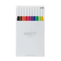 Faber Castell - Set Tiralíneas Uniball Emott Pem-Sy N°1 X10 Colores