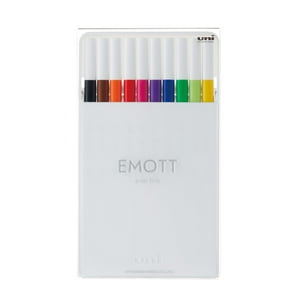 Faber Castell - Set Tiralíneas Uniball Emott Pem-Sy N°1 X10 Colores