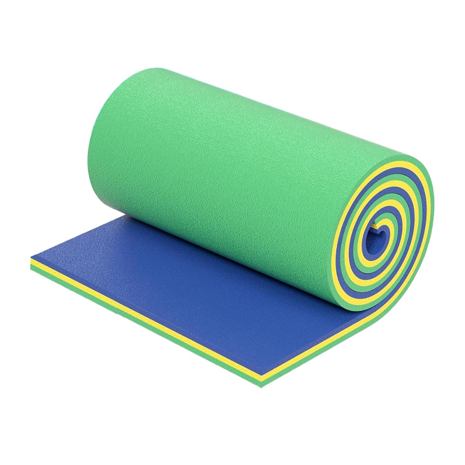 Magideal - Alfombra De Agua Flotante Para Exteriores, Colchón De Salón, Flotador Tipo Alfombra, Juego De Cama, Recreación De Agua, Almohadilla Flotante, Balsa Fl Verde Amarillo Azul
