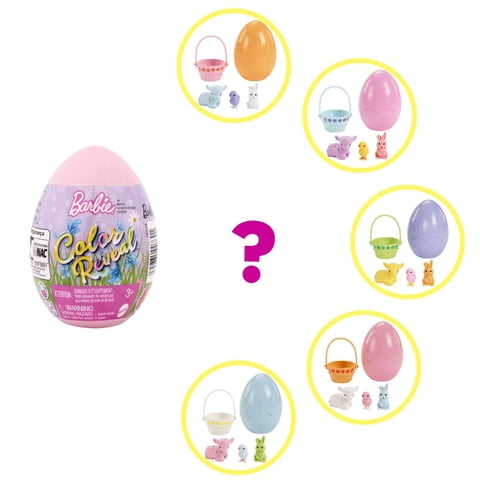 Huevo De Pascua Toy Barbie Color Reveal Con 6 Sorpresas Hcc74