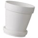 thumbnail image 5 of Maceta Resistente Con Platillo Para Suculentas, Manualidades, Recuerdo De Boda, Color Blanco, 5 of 5