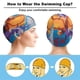 thumbnail image 3 of ¡Estamos de vuelta! Gorro de Natación de Licra, Gorro de Baño de Tela Cómoda, Gorro Elástico Antideslizante para Hombres, Mujeres y Niños, 3 of 6