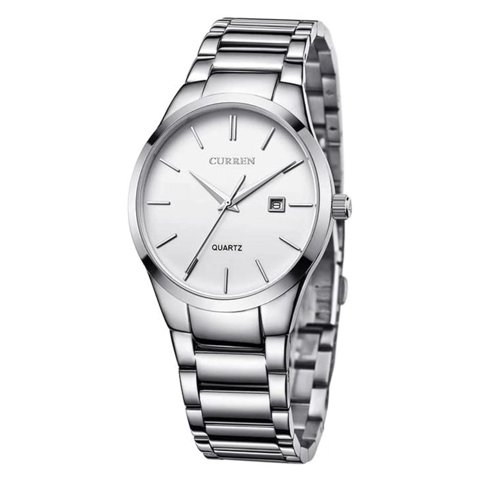 Reloj Curren Krea101902 Cuarzo Plateado