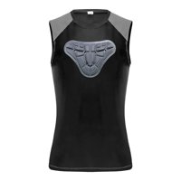 Ioensy - Chaleco Protector De Costillas De Pecho Acolchado Para Hombre, Equipo Para Entrenamiento De Fútbol Y Béisbol (Talla M)