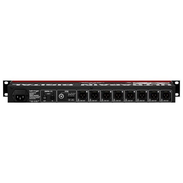 Preamplificador Microfonos Behringer Ultragain Digital ADA8200 | Lider