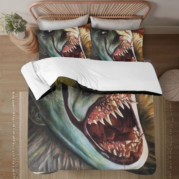 Halloween Stephen kings It Soft 3D Printed Duvet Cover Bedding Set with Comforter Cover 3 Piece Set