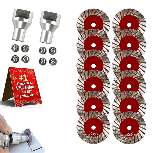 Discos sierra diamante 40mm 10 uds mini corte multifunción amoladora