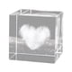 thumbnail image 4 of 3D Crystal Cube Crafts Weather Sign Cube Para El Día De San Valentín Decoración Corazón, 4 of 5