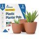 thumbnail image 1 of Macetas Lifemaster 18 cm 17 cm 15 cm con drenaje, pack de 3, 1 of 7