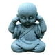 thumbnail image 4 of Mini Estatua De Buda Figurita De Peque?o Monje Coleccionable Para Adorno De Coche De Escritorio Que No Escucha, 4 of 5