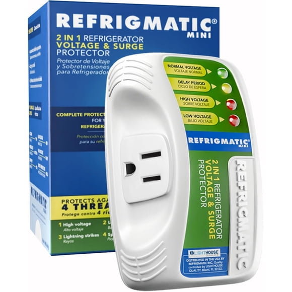 Protector De Voltaje Y Sobretensión Refrimatic Ws 36300 Para 27 Pies Cúbicos