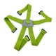 thumbnail image 4 of Soporte Plegable Para Portabicicletas, Cinturón, Alforja, Soporte Para Bolsa Delantera, Correa Para Portabicicletas, Verde Y Gris, 4 of 5