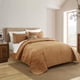 thumbnail image 2 of Juego de cama Liians King en color topo de terciopelo – colcha y cubrecama, 2 of 9