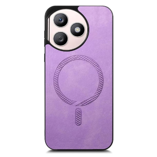 Magnetic Slim Case for Honor X50i Plus with Camera Guard & Anti-Scratch Back Purple