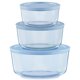 thumbnail image 1 of Juego de recipientes para almacenamiento de alimentos Pyrex Year of Color, paquete de 3, 1 of 5