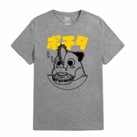 Fanshirt - Polera Estampada Chainsawman Pochita Comiendo Anime