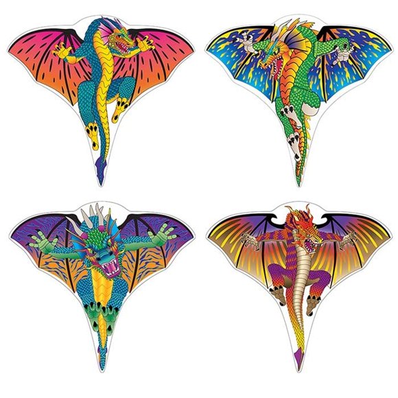 Dragon Kites X-Kites, poliéster, varios colores