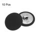 thumbnail image 3 of Uxcell 10pcs 32L Botón Cubierto de Tela de 20mm con Vástago Metálico Redondo para Trajes, Vestidos, Blusas, Negro, 3 of 5