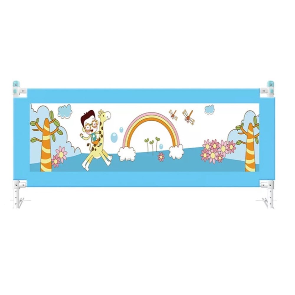 Mundo Online - Baranda De Cama Seguridad Para Bebe Plegable 150cm Celeste
