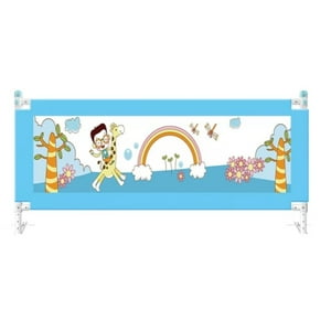 Mundo Online - Baranda De Cama Seguridad Para Bebe Plegable 150Cm Celeste