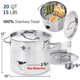 thumbnail image 3 of Vaporera ARC 20QT de Acero Inoxidable (5 galones) para Tamales, 3 of 8