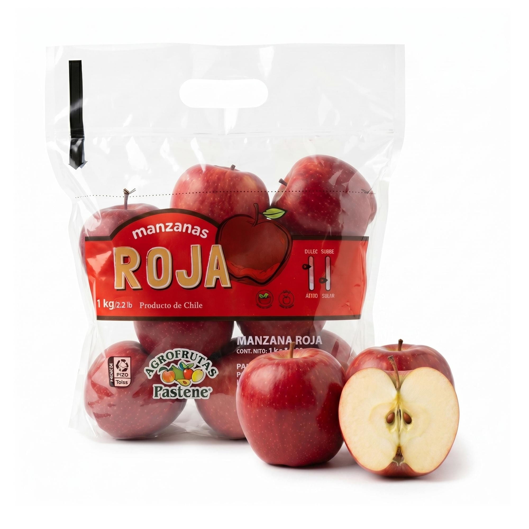 Manzana Roja Bolsa 1 kg