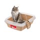 thumbnail image 1 of Caja de arena para gato grande IRIS USA 48x38x15 cm beige, 1 of 7