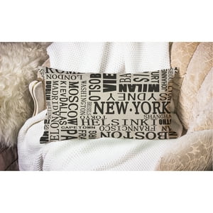 Hebra - Cojin Lino Look Urban 30X50 Cities