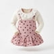 thumbnail image 1 of Vestido Manga Larga De Cotele Con Estampado Para Niñas Primavera Verano, 1 of 3