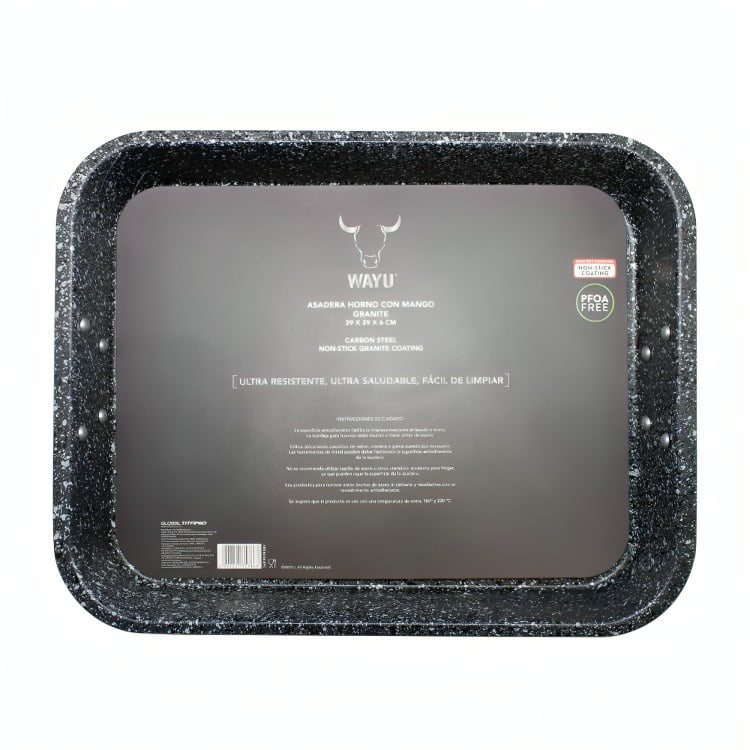 Wayu - Asadera Horno C/mango Antiadherente