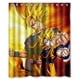 thumbnail image 1 of Cortina de ducha de Dragon Ball Goku, juego de cortina de baño con ganchos, tamaño 60 x 72 pulgadas, 1 of 3