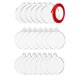 thumbnail image 1 of 30 Piezas Personalizados Claros Espacios En Blanco Decoración Llavero Encantos Círculos Acrílicos Discos, 1 of 5