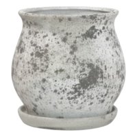 Genérico - Maceta Decorativa Patrón Moderno Jaspeado Funcional Jhn