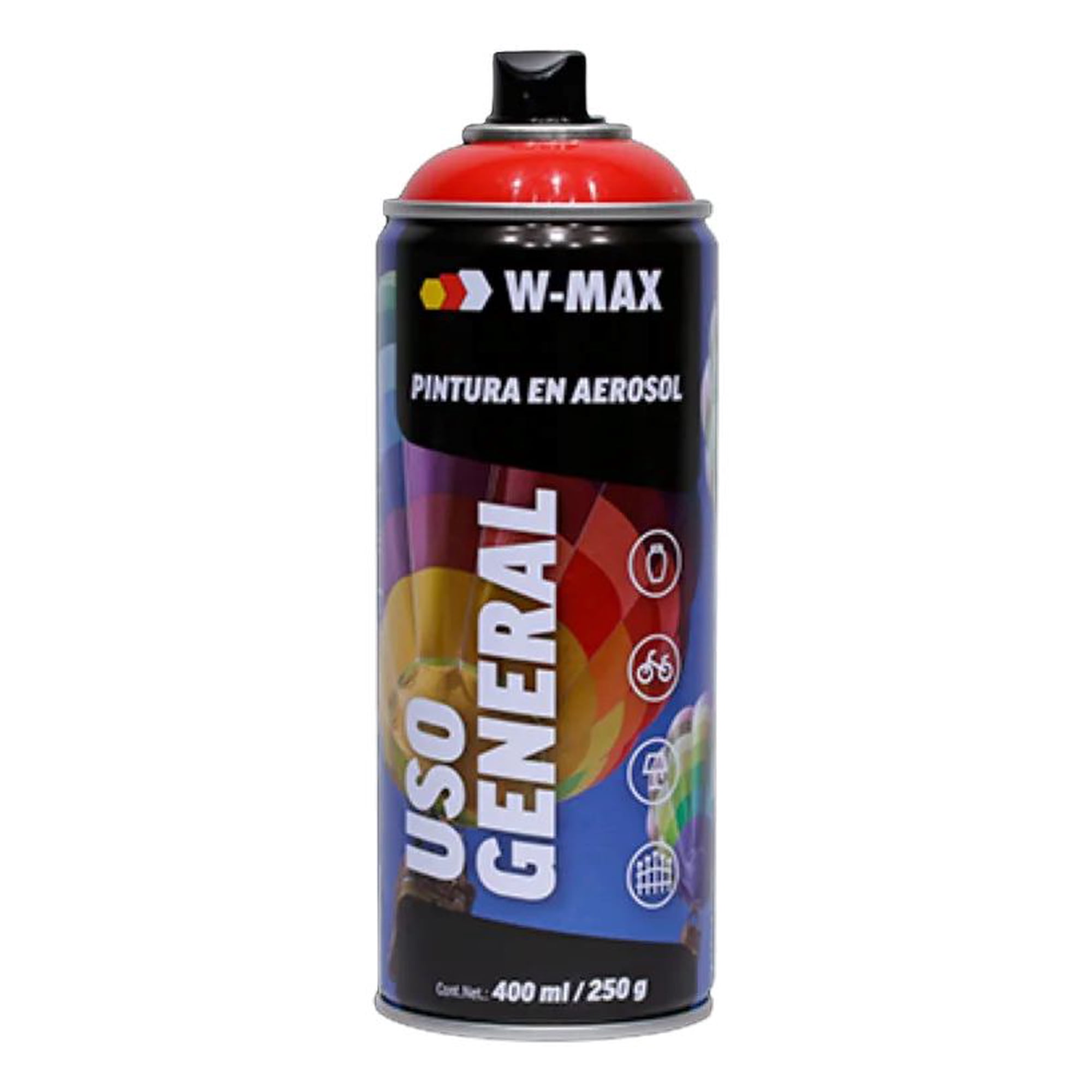 Metalfer - Pintura En Spray Rojo W Max 400ml Uso General