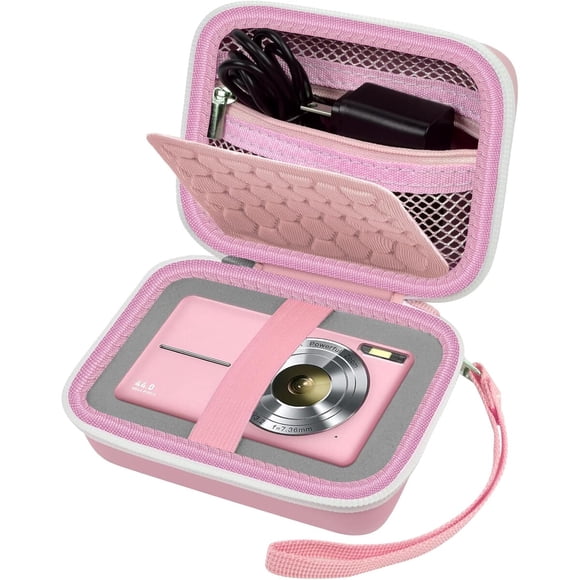 Funda para Cámara Comecase para Kodak PIXPRO FZ55 y FZ45, EVA Rígida Rosa