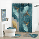 thumbnail image 4 of Set Juego De Baño Con Cortina Cubre Inodoro 4 Piezas, 4 of 7