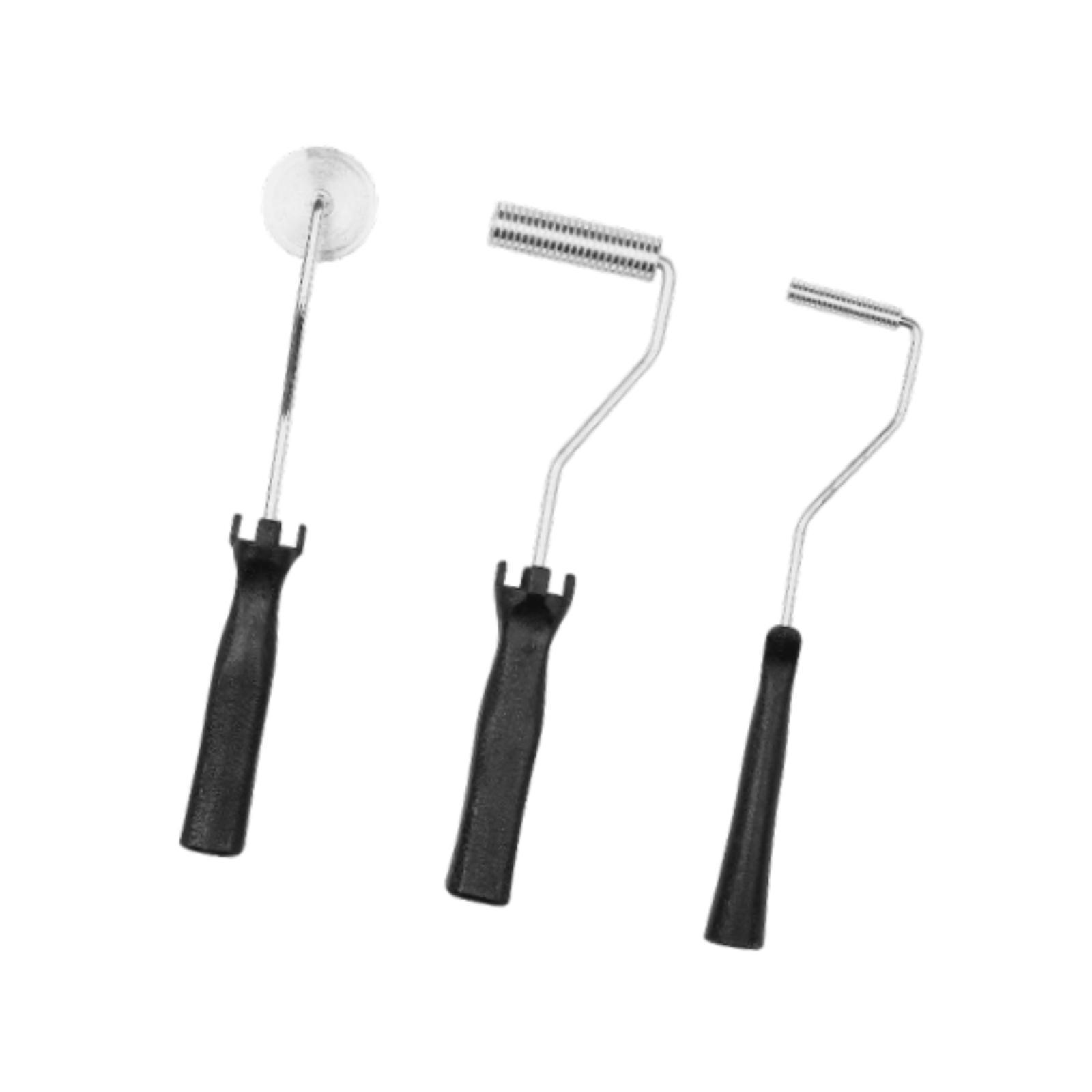 Ioensy - 3 Rodillos De Fibra De Vidrio, Herramientas Para Laminar Resina, Proyectos De Bricolaje Y Reparación.