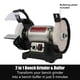 thumbnail image 5 of Amoladora de mesa y pulidora Bucktool TDS-200DS de 8 pulgadas y 1/2 HP, 5 of 9