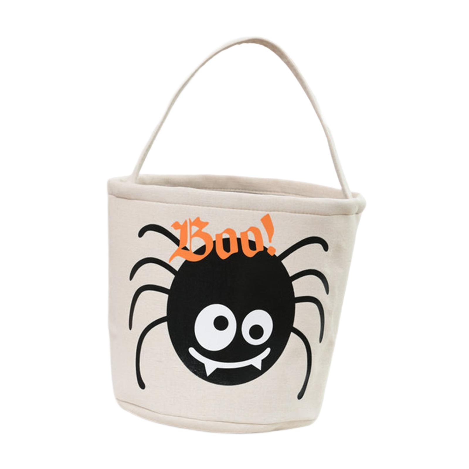 Gazechimp - Bolsa De Dulces De Halloween, Decoración De Halloween, Cubo De Dulces, Bolso De Mano Para El Estante Del Gabinete Del Hogar