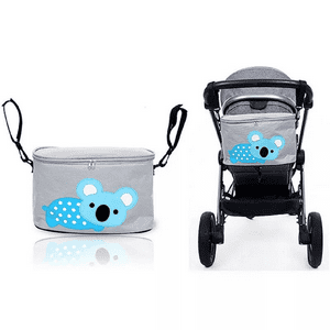 Genérico - Organizador Coche Pañal Biberon Accesorios Dibujos Bebe Lau