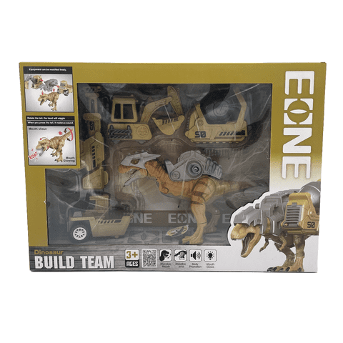 Dinosaurio Constructor Con Luces Y Sonidos Magnetics