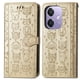 thumbnail image 4 of Funda Cartera FOXDOCK para OPPO A60 5G , Flip PU con Relieve de Gatos y Perros, Tarjetero y Soporte, 4 of 6
