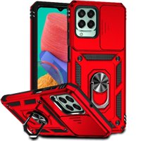 Estuche Gangxun Para Samsung Galaxy M33, Soporte Giratorio 360°, Estilo Mecánico Y Magnético