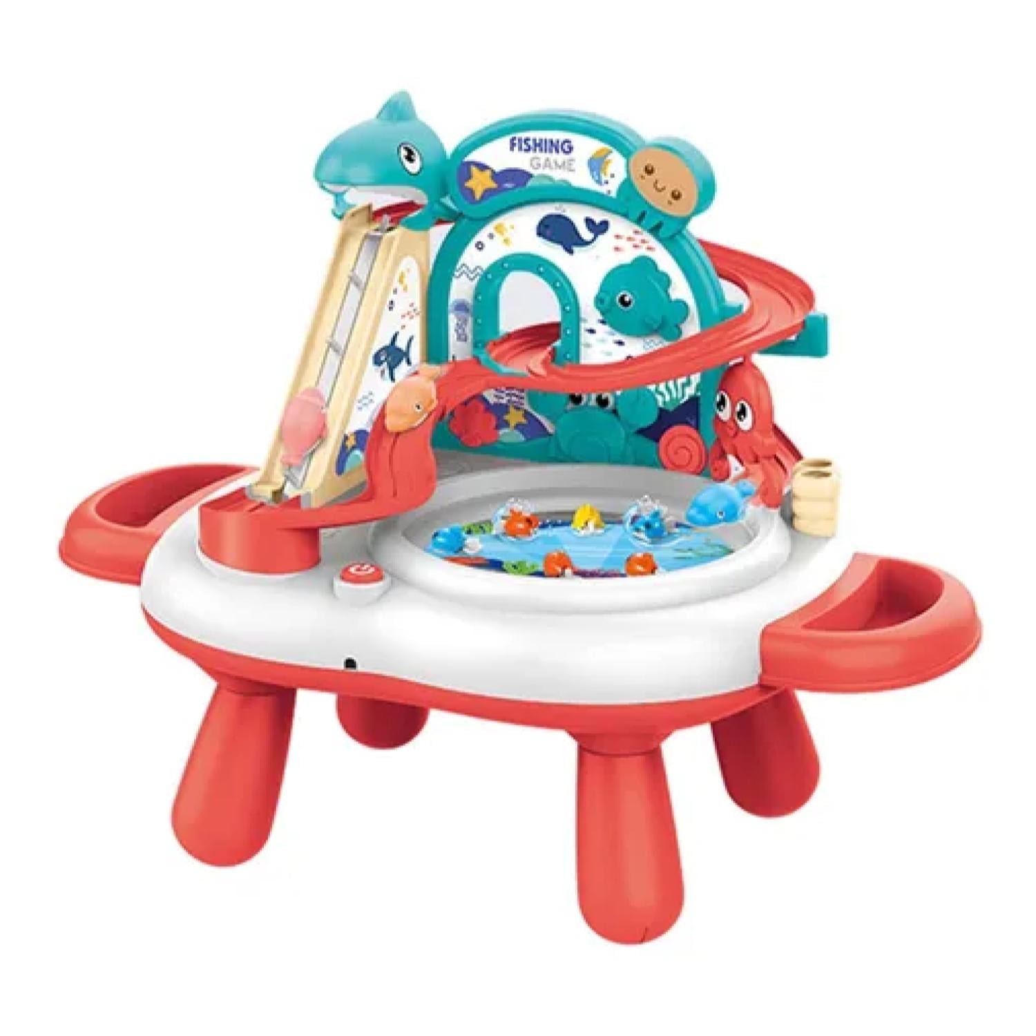 Total Upgrate - Juguete Mesa De Pesca Con Accesorios Rosado Infantil