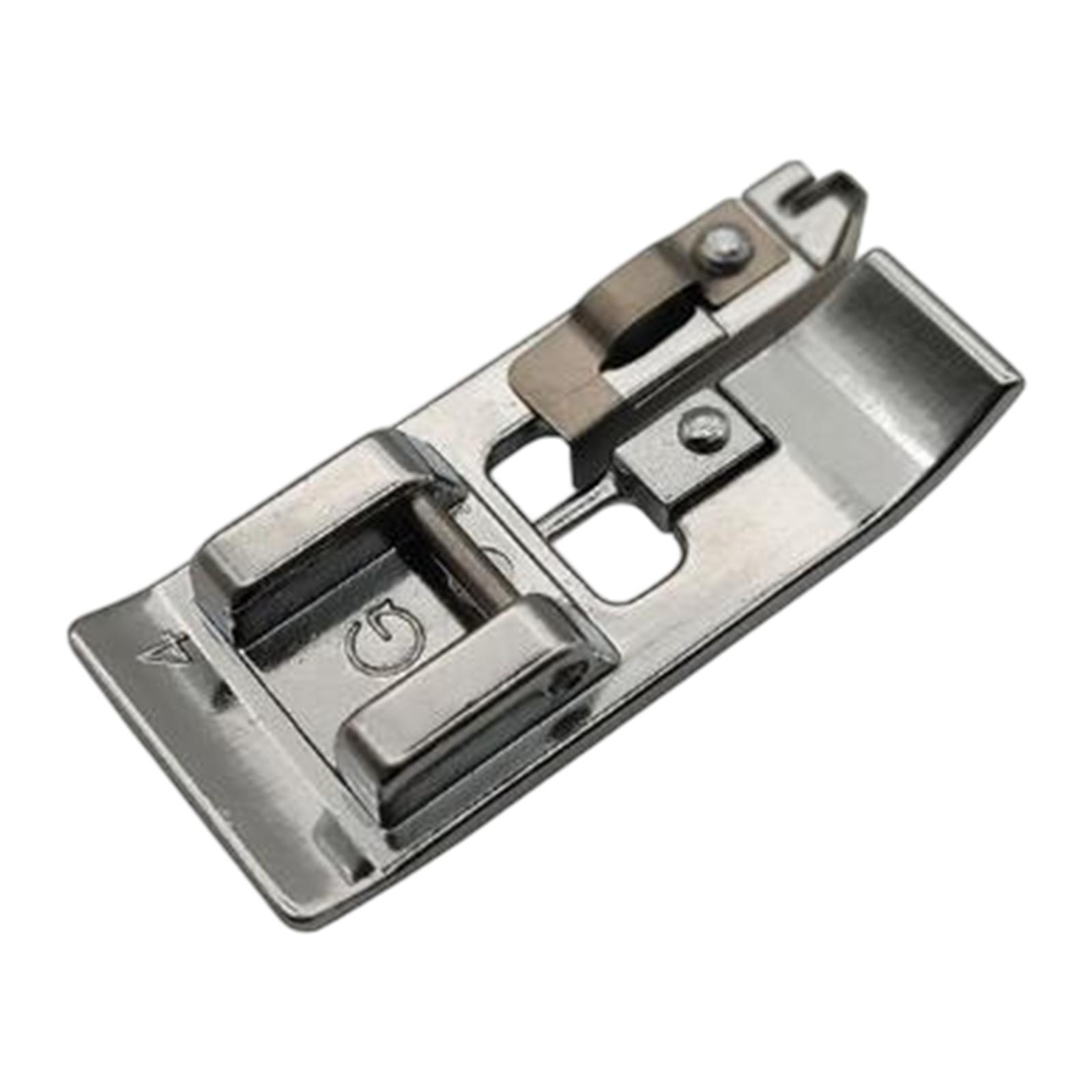 Magideal - Prensatelas Para Máquina De Coser Doméstica, Pieza De Repuesto Para Prensatelas De Borde Resistente De Metal Para Materiales Finos, Prensatelas Planas