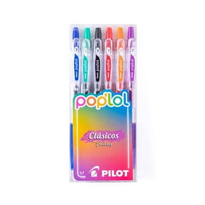 Pilot - Set Lapiz Gel Poplol 0.7 Clasicos 6U