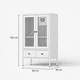 thumbnail image 2 of Casa media para mascotas 2 puertas con vitrina 2 cajones - Linea PET PC-7, 2 of 6