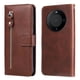 thumbnail image 1 of Funda con Cremallera para Huawei Mate 60 Pro, Carcasa Cartera de Cuero PU con Soporte y Tarjetero, 1 of 6