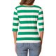 thumbnail image 3 of INSPIRE CHIC Camisetas a Rayas de Regreso a Clases para Mujer Ajuste Ceñido Mangas al Codo Cuello de Barco Talla L 2, 3 of 6