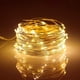 thumbnail image 3 of Guirnalda de luces LED de alambre de cobre con forma de estrella, funciona con pilas, ideal para dormitorio, Navidad, fiestas, bodas, centros de mesa y decoración (5 m/16 pies, blanco cálido), 3 of 8